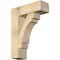 Ekena Millwork Merced Block Rough Sawn Bracket w/ Offset Brace, Douglas Fir, 8"W x 24"D x 32"H BKT0806X24X32MRC05RDF - alternate 1